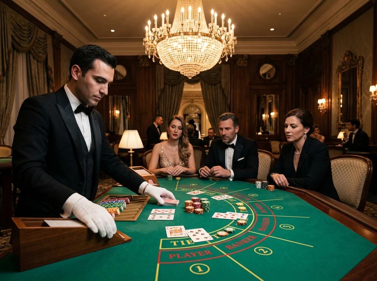 Élő baccarat